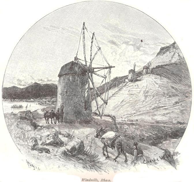 Razos Windmill Villa Vathy  Dış mekan fotoğraf